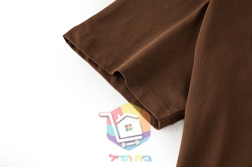 חולצת טי Louis Vuitton עם חתימה תפורה, חום 3