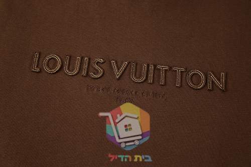 חולצת טי Louis Vuitton עם חתימה תפורה, חום 6