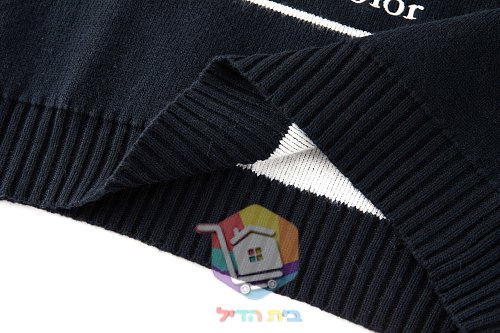סוודר Dior Book Cover עם כריכת Moby Dick, כחול כהה 3