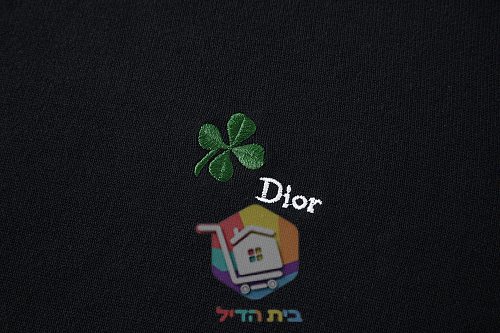 סוודר Dior Clover, שמנת, שחור 7