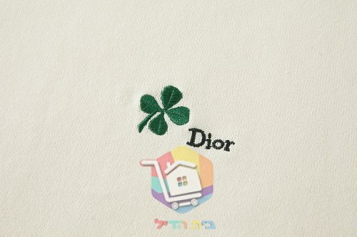 סוודר Dior Clover, שמנת, שחור 16