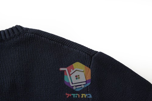 סוודר Dior עם צווארון עגול, כחול כהה 3