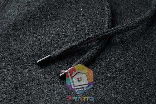 קפוצ'ון רוכסן Fendi מקשמיר, אפור כהה 5