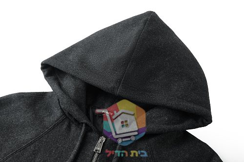 קפוצ'ון רוכסן Fendi מקשמיר, אפור כהה 7