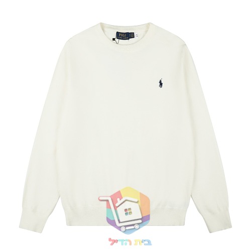 סוודר סרוג Polo Ralph Lauren עם צווארון עגול, בשמונה גוונים, תמונה 48