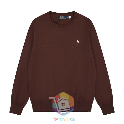 סוודר סרוג Polo Ralph Lauren עם צווארון עגול, בשמונה גוונים, תמונה 49