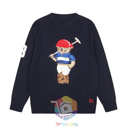 סוודר Polo Ralph Lauren Polo Bear Jumper, כחול כהה, תמונה 14