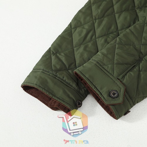 ז'קט מרופד Polo Ralph Lauren בתפרי יהלום עם צווארון קורדרוי, בארבעה גוונים, תמונה 2