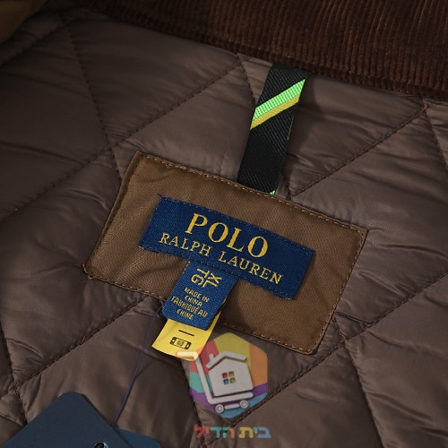 ז'קט מרופד Polo Ralph Lauren בתפרי יהלום עם צווארון קורדרוי, בארבעה גוונים, תמונה 25