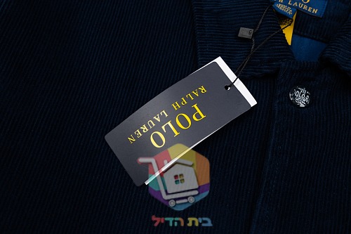 ז'קט Polo Ralph Lauren Corduroy Letter Jacket, כחול כהה, תמונה 3