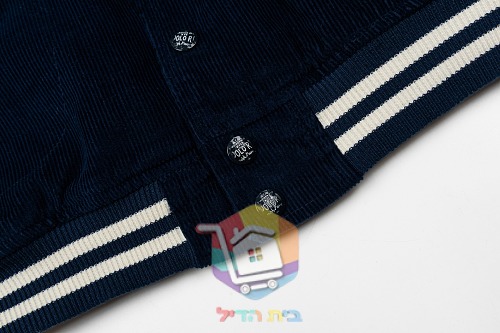 ז'קט Polo Ralph Lauren Corduroy Letter Jacket, כחול כהה, תמונה 9