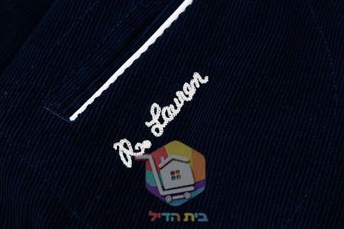 ז'קט Polo Ralph Lauren Corduroy Letter Jacket, כחול כהה, תמונה 10