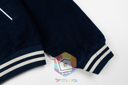ז'קט Polo Ralph Lauren Corduroy Letter Jacket, כחול כהה, תמונה 11