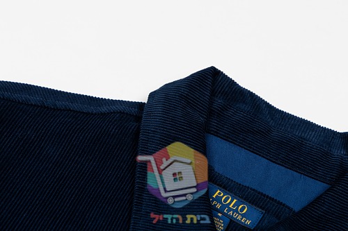 ז'קט Polo Ralph Lauren Corduroy Letter Jacket, כחול כהה, תמונה 16