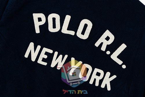 ז'קט Polo Ralph Lauren Corduroy Letter Jacket, כחול כהה, תמונה 17