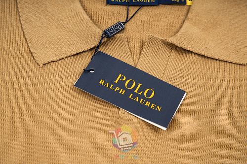 פולו סרוג בשרוול ארוך Polo Ralph Lauren, כחול כהה או קאמל, תמונה 9