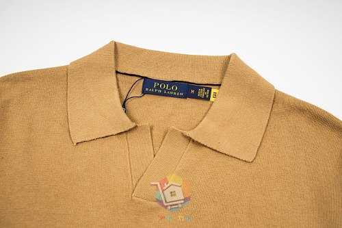 פולו סרוג בשרוול ארוך Polo Ralph Lauren, כחול כהה או קאמל, תמונה 12