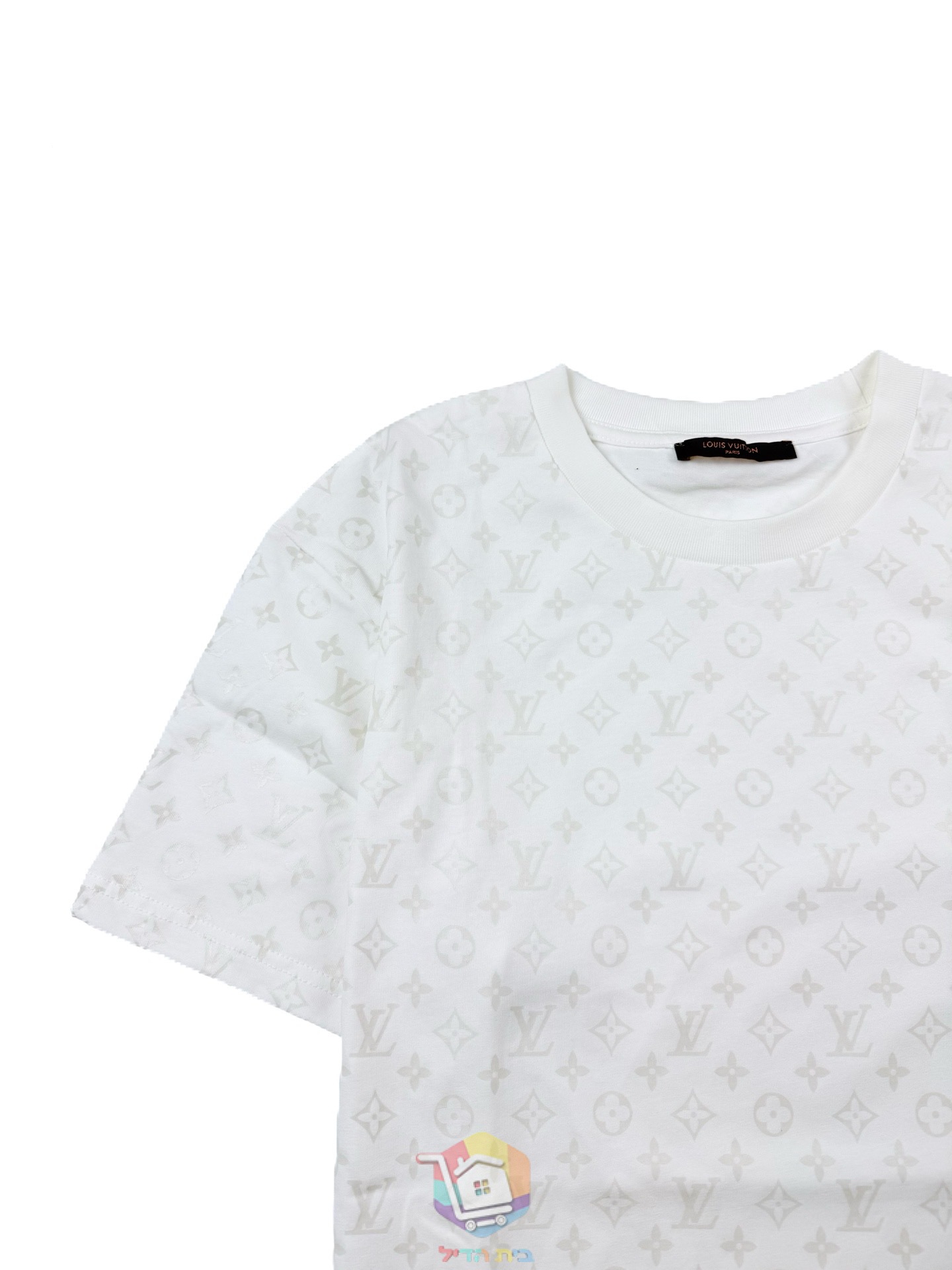 تيشيرت Louis Vuitton Monogram Firefly Printed T-Shirt يتوهج في الظلام، أبيض