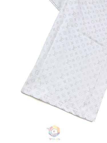טישרט Louis Vuitton Monogram Firefly Printed T-Shirt שזוהרת בחושך, לבנה, תמונה 3