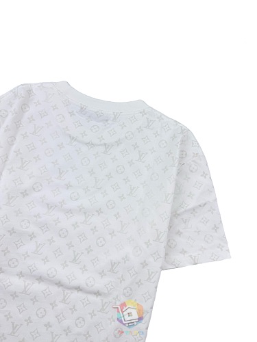 טישרט Louis Vuitton Monogram Firefly Printed T-Shirt שזוהרת בחושך, לבנה, תמונה 4