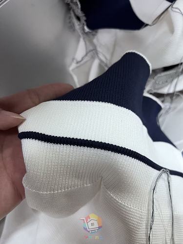 ז'קט טרנינג Louis Vuitton Hybrid Knit Track Top, לבן ואפור, תמונה 2