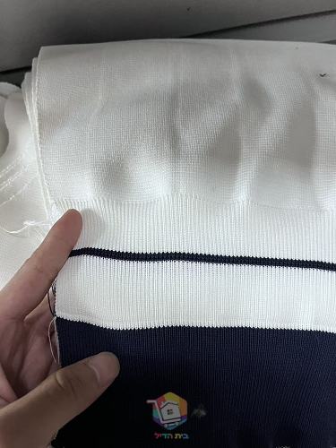 ז'קט טרנינג Louis Vuitton Hybrid Knit Track Top, לבן ואפור, תמונה 4