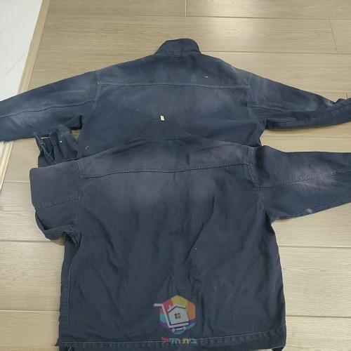 ז'קט ג'ינס Balenciaga Checked Layered Denim Jacket עם חולצת משבצות מחוברת, תמונה 2