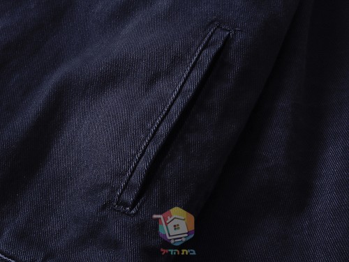 ז'קט ג'ינס Balenciaga Checked Layered Denim Jacket עם חולצת משבצות מחוברת, תמונה 4