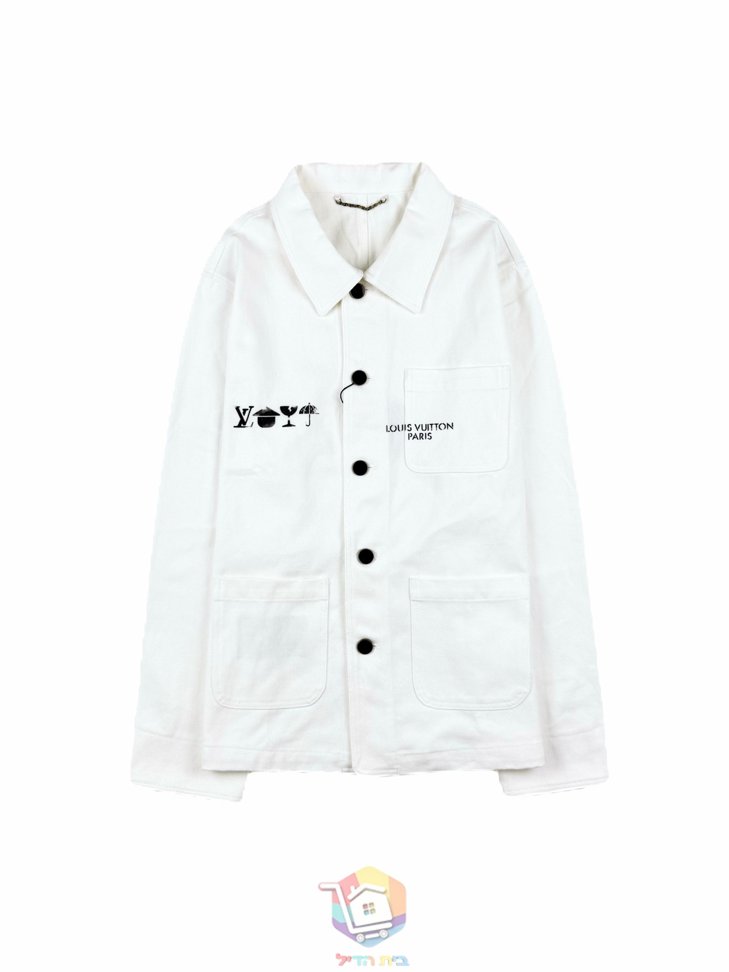 Louis Vuitton Equipe Workwear Jacke, Weiß