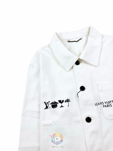 ז'קט עבודה Louis Vuitton Equipe Workwear לבן, תמונה 14