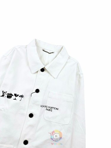 ז'קט עבודה Louis Vuitton Equipe Workwear לבן, תמונה 15