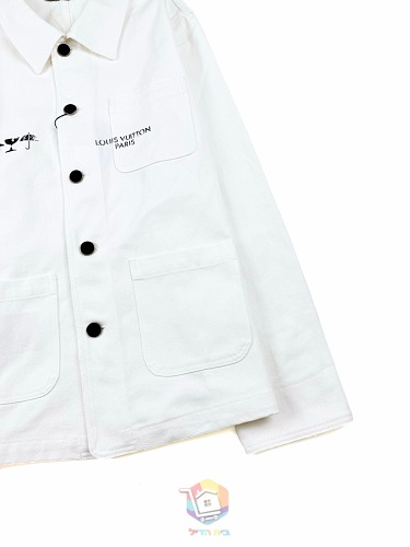 ז'קט עבודה Louis Vuitton Equipe Workwear לבן, תמונה 16
