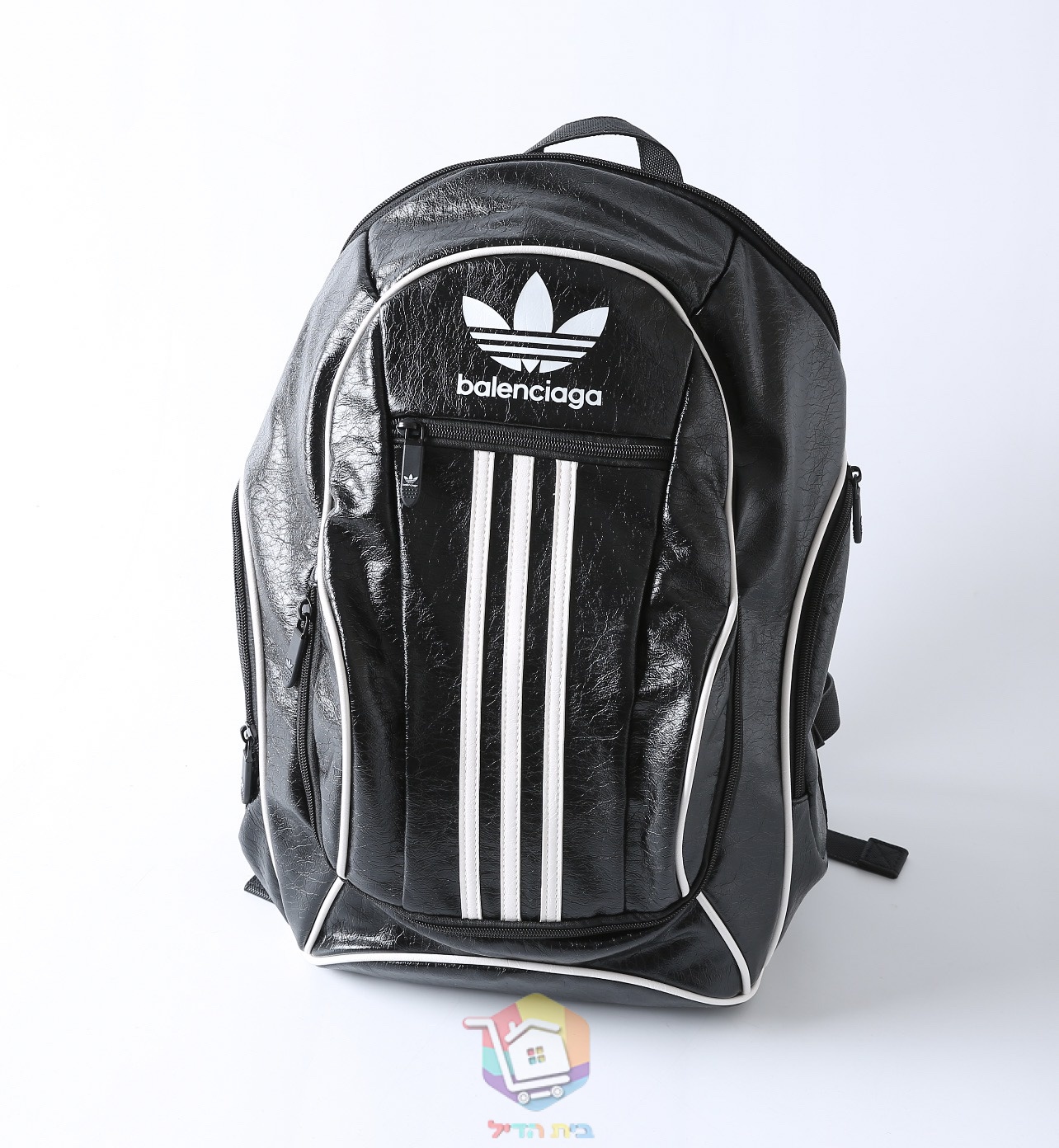 Balenciaga x adidas Large Backpack Rucksack, Schwarz oder Schwarz und Grün