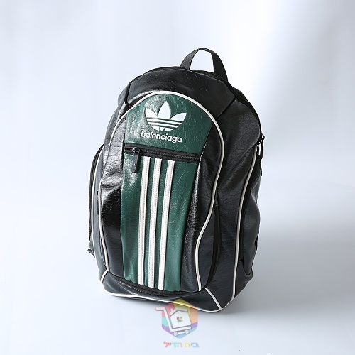 תרמיל Balenciaga x adidas Large Backpack, שחור או שחור וירוק, תמונה 14