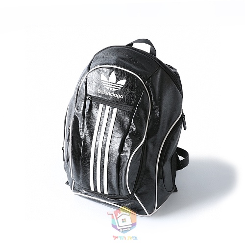 תרמיל Balenciaga x adidas Large Backpack, שחור או שחור וירוק, תמונה 16