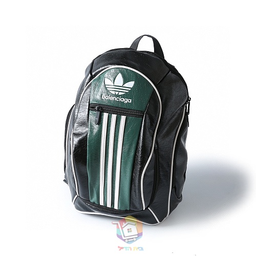 תרמיל Balenciaga x adidas Large Backpack, שחור או שחור וירוק, תמונה 25