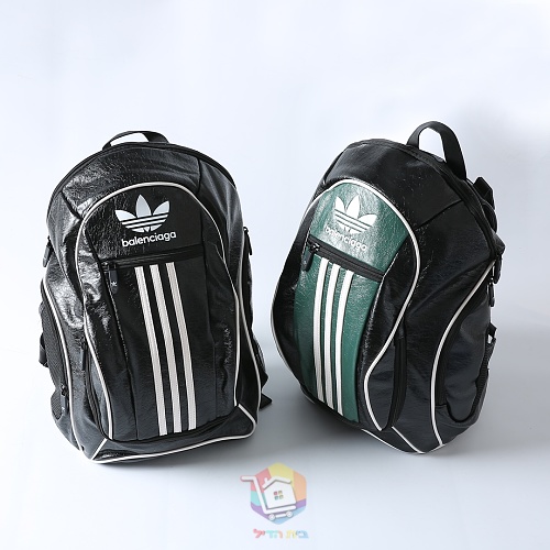 תרמיל Balenciaga x adidas Large Backpack, שחור או שחור וירוק, תמונה 27