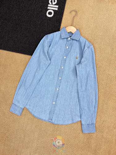 חולצת ג'ינס Polo Ralph Lauren, כחול כהה או כחול בהיר, תמונה 7