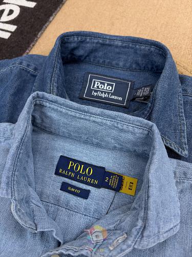 חולצת ג'ינס Polo Ralph Lauren, כחול כהה או כחול בהיר, תמונה 20