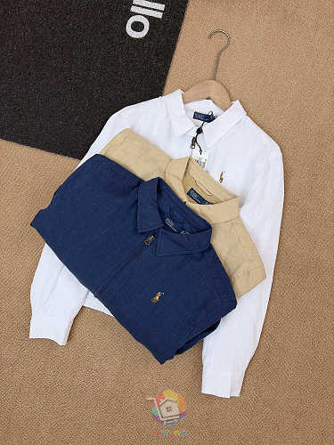 ז'קט פשתן Polo Ralph Lauren עם רוכסן וצווארון, בשישה גוונים, תמונה 6