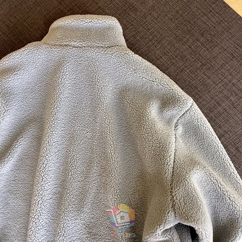 ז'קט פליז Louis Vuitton Signature Patch Fleece Blouson, תכלת, תמונה 4