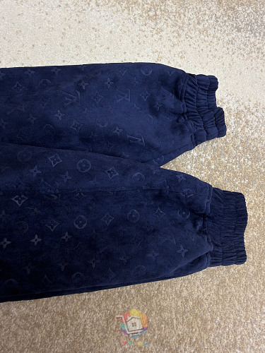 ז'קט Louis Vuitton Monogram Embossed Tracksuit Jacket מזמש, כחול כהה, תמונה 13