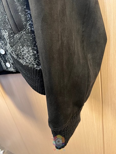 ז'קט וארסיטי Louis Vuitton עם דוגמת משבצות ורקמת פנינים, תמונה 7