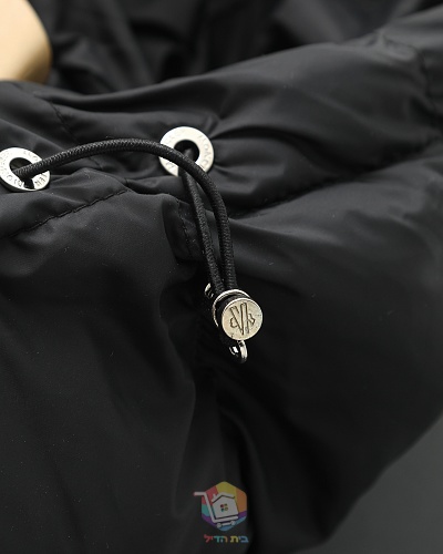 מעיל פוך Moncler Galion עם קפוצ'ון, שחור, תמונה 3