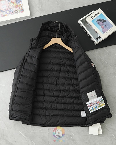 מעיל פוך Moncler Galion עם קפוצ'ון, שחור, תמונה 9