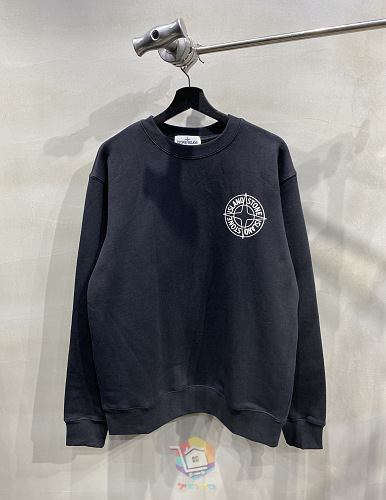 סווטשירט Stone Island עם הדפס לוגו, בשתי גרסאות הדפס, תמונה 15