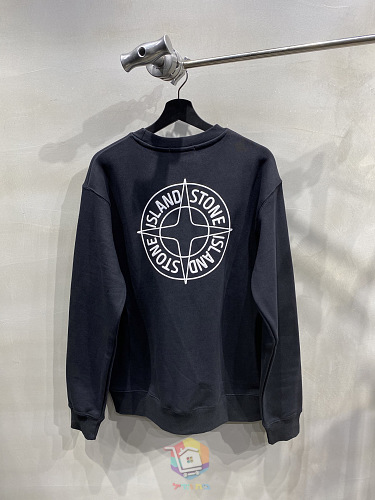 סווטשירט Stone Island עם הדפס לוגו, בשתי גרסאות הדפס, תמונה 19