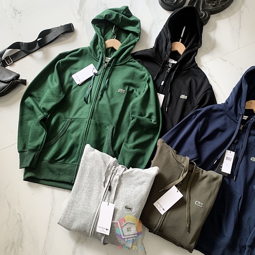 קפוצ'ון רוכסן Lacoste, בחמישה גוונים, תמונה 3