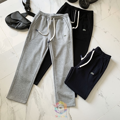 מכנסי טרנינג ישרים Lacoste, אפור, כחול כהה או שחור, תמונה 6