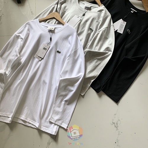 חולצת שרוול ארוך Lacoste, לבנה, אפורה או שחורה, תמונה 6